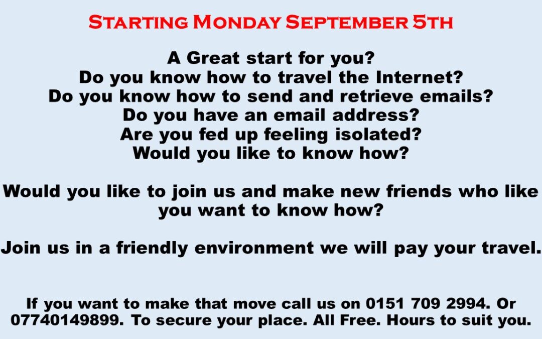 Re-Building Your Future – Starting Monday 5th September 2022