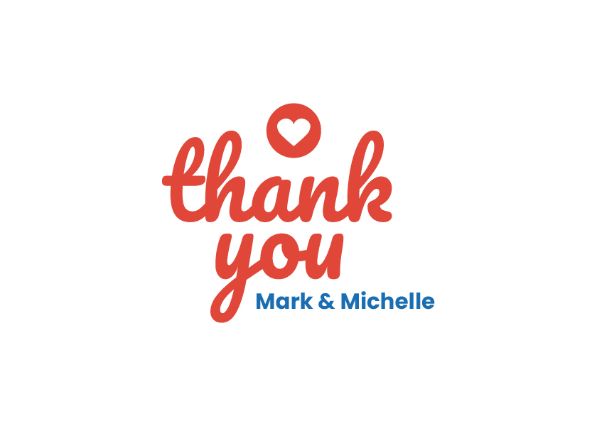 Thank you - Mark & Michelle