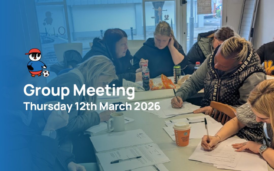 Group Meeting – Thursday 12th March 2026