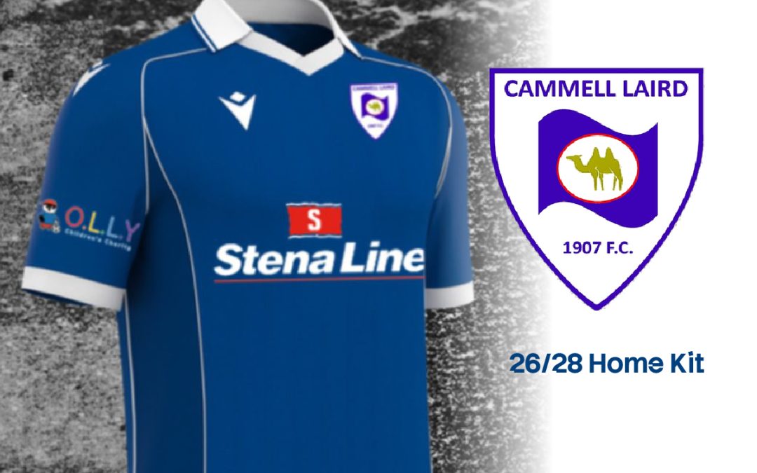 OLLY Proudly Featured on Cammell Laird FC Shirts