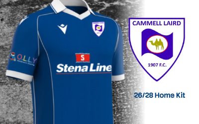 OLLY Proudly Featured on Cammell Laird FC Shirts